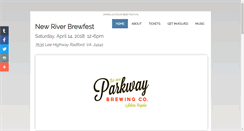 Desktop Screenshot of newriverbrewfest.com