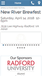 Mobile Screenshot of newriverbrewfest.com